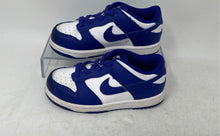Load image into Gallery viewer, Nike Kids Dunk Low White Blue Low Top Lace-Up Sneakers Shoes Size 9C