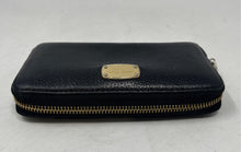 Load image into Gallery viewer, Michael Kors Womens Jet Set Continental Black Leather Zip-Around Wallet