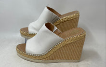 Load image into Gallery viewer, Vince Camuto Womens Brissia White Leather Slip-On Wedge Espadrille Heels Size 8M