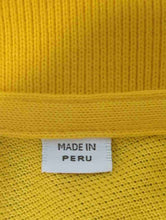 Load image into Gallery viewer, Lacoste Mens Yellow Cotton Classic Fit Short Sleeve Golf Polo Shirt Size S