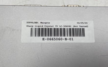 Load image into Gallery viewer, Sharp Model LC-30HV6U Silver Liquid Crystal TV AVC System Not Tested