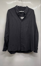 Load image into Gallery viewer, Calvin Klein Mens Black Plaid Print Long Sleeve Collared Button-Up Shirt Size XL