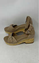 Load image into Gallery viewer, Vince Camuto Womens Meterry Beige Adjustable Wedge Espadrille Sandals Size 8M
