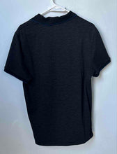 Load image into Gallery viewer, Calvin Klein Mens Black Short Sleeve Button Front Collared Polo Shirt Size M