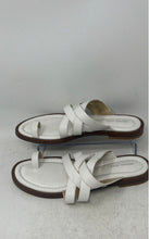 Load image into Gallery viewer, Michael Kors Womens White Flat Slip-On Thong Sandals Size 8.5M