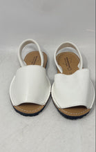 Load image into Gallery viewer, Menorquina Huran Womens White Leather Slip-On Slingback Sandals Size 37
