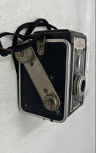 Load image into Gallery viewer, Antique Kodak Duaflex III Black Silver Photography Box Camera Not Tested