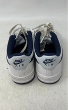 Load image into Gallery viewer, Nike Kids Air Force 1 FV5948-104 White Blue Lace-Up Sneaker Shoes Size 2Y