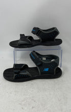 Load image into Gallery viewer, New Balance Kids 2004 K2004BKB Black Blue Hook & Loop Sport Sandals Size 6M