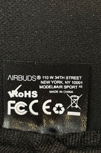 Load image into Gallery viewer, Airbuds Air Sport X5 Black Bluetooth Wireless In-Ear Headphone Not Tested