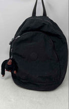 Load image into Gallery viewer, Kipling Womens Black Charm Adjustable Strap Shoulder Backpack With Wallet