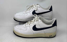 Load image into Gallery viewer, Nike Mens Air Force 1 Low 488298-105 White Blue Lace-Up Sneakers Shoes Size 11.5