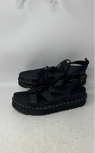 Load image into Gallery viewer, Dr. Martens Womens Nartilla Black Leather Lace-Up Gladiator Sandals Size 10