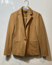 Load image into Gallery viewer, Ann Taylor Womens Brown Long Sleeve Single-Breasted One-Button Blazer Size 0