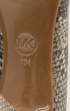 Load image into Gallery viewer, Michael Kors Womens Flex Beige Brown Snakeskin Stiletto Pump Heels Size 11M
