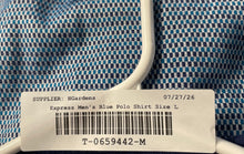 Load image into Gallery viewer, Express Mens Blue Short Sleeve Collared Polo Shirt Size Large