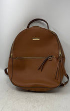 Load image into Gallery viewer, Aldo Womens Brown Pebbled Leather Adjustable Strap Zip-Around Backpack w/ Wallet