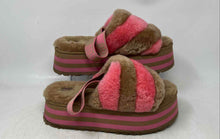 Load image into Gallery viewer, UGG Womens Disco 1120875 Chestnut Pink Rose Striped Slip-On Slide Slippers Sz 10