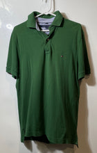 Load image into Gallery viewer, Tommy Hilfiger Mens Green Cotton Short Sleeve Classic Fit Polo Shirt Size S/P