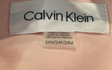 Load image into Gallery viewer, Calvin Klein Womens Pink Lined Cuffed 3/4 Sleeve Open Front Blazer Size 24W