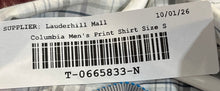 Load image into Gallery viewer, Columbia Mens Gray Plaid Print Omni-Wick Short Sleeve Button-Up Shirt Size Small