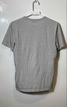 Load image into Gallery viewer, Calvin Klein Womens Black White Striped Cotton Slim Fit V-Neck T-Shirt Size S