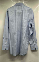 Load image into Gallery viewer, Hugo Boss Mens Blue Cotton Sharp Fit Easy Iron Long Sleeve Dress Shirt Size 16