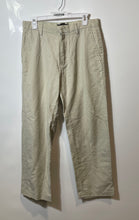 Load image into Gallery viewer, Banana Republic Mens Beige Flat Front Pockets Regular Fit Chino Pants Size 30x30