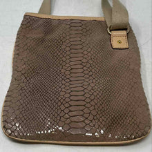 Load image into Gallery viewer, Michael Kors Womens Brown Leather Animal Print Adjustable Strap Crossbody Bag