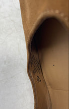 Load image into Gallery viewer, Franco Sarto Womens Faryl Brown Suede Fringe Slip-On Wedge Pump Heels Size 8.5M