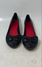 Load image into Gallery viewer, Melissa X Karl Lagerfeld Womens Black Round Toe Slip-On Ballet Flats Size 7