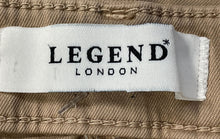Load image into Gallery viewer, Legend London Mens Beige Slash Pockets Belt Loops Button Front Chino Pants Sz 32