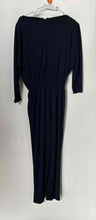Load image into Gallery viewer, Lauren Ralph Lauren Womens Blue Round Neck One-Piece Jumpsuit Sz XS Missing Belt