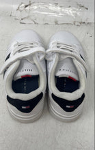 Load image into Gallery viewer, Tommy Hilfiger Kids Cayman 3.0 Alt White Black Hook & Loop Sneaker Shoes Size 10