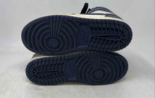 Load image into Gallery viewer, Nike Boys Air Jordan 1 High FD1412-401 White Blue Lace-Up Sneakers Shoes Sz 2.5Y