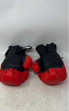 Load image into Gallery viewer, Pair Of 2 Pcs Unbranded Red Black Faux Leather Boxing Sporting Training Gloves