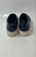 Load image into Gallery viewer, Vince Womens Corbin Black White Leather Slip-On Low Top Sneaker Shoes Size 7.5