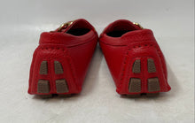 Load image into Gallery viewer, Anne Klein Womens Red Leather Iflex Moc Toe Slip-On Loafer Shoes Size 7.5M