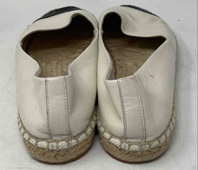 Load image into Gallery viewer, Authentic Tory Burch Womens Color-Block White Black Espadrille Flats Size 8.5M