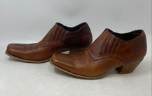 Load image into Gallery viewer, Durango Womens P063518 Brown Block Heel Cowgirl Western Boots Size 7.5M