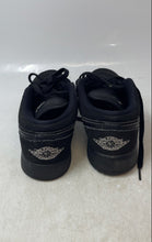 Load image into Gallery viewer, Nike Kids Air Jordan 1 Low Black Lace-Up Round Toe Sneaker Shoes Size 6.5Y
