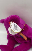 Load image into Gallery viewer, Ty Beanie Babies Baby Decade Bear Purple Stuffed Animal 2003 With Tag