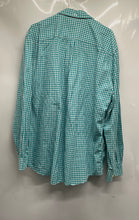 Load image into Gallery viewer, Tommy Hilfiger Mens Blue White Check Classic Fit Cotton Button-Up Shirt Size XL