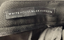 Load image into Gallery viewer, White House Black Market Womens Black Flat Front Belt Loops Trouser Pants Sz 4P