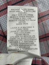 Load image into Gallery viewer, Banana Republic Mens White Red Plaid Cotton Classic Fit Button Up Shirt Size L/G