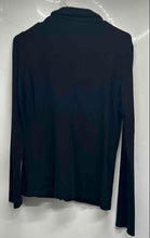 Load image into Gallery viewer, Tahari Womens Black Long Sleeve Collared Three-Button Blazer Size Medium