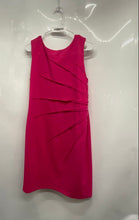 Load image into Gallery viewer, Calvin Klein Womens Pink Sleeveless Back Zip Round Toe Sheath Dress Size 14