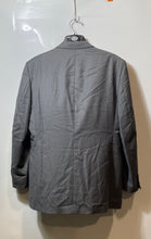 Load image into Gallery viewer, Jones New York Mens Gray Pinstripe Wool Notch Lapel Three-Button Blazer Size 44L