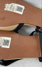 Load image into Gallery viewer, Asos Design Womens Latte Brown Black Leather Slip-On Slingback Sandals Size 9
