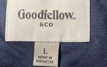Load image into Gallery viewer, Goodfellow & Co Mens Blue Short Sleeve Regular Fit Polo Shirt Size Large